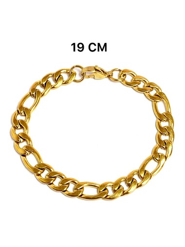 Wholesaler Z. Emilie - Chain figaro steel bracelet 1-3 7.5mm