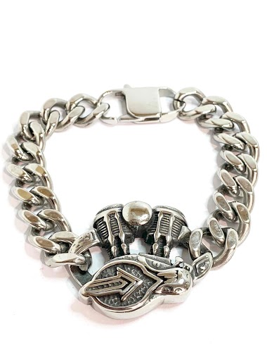 Großhändler Z. Emilie - Engine steel bracelet