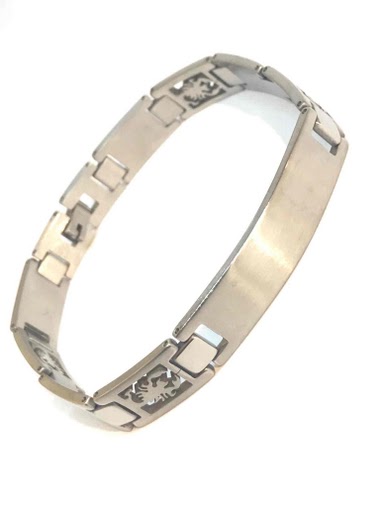 Wholesaler Z. Emilie - Scorpion steel bracelet to engrave 12mm