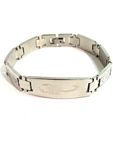 Großhändler Z. Emilie - Scorpio steel bracelet