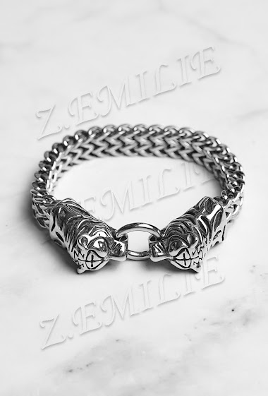 Großhändler Z. Emilie - Tiger steel bracelet