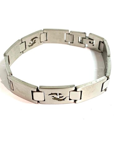 Großhändler Z. Emilie - Tribal steel bracelet 12 mm