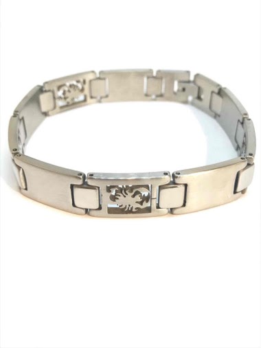 Wholesaler Z. Emilie - Zodiac Scorpio steel bracelet