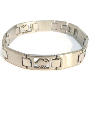 Großhändler Z. Emilie - Zodiac Taurus steel bracelet