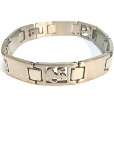 Großhändler Z. Emilie - Zodiac Virgo steel bracelet