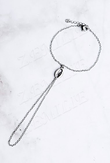 Wholesaler Z. Emilie - Shellfish steel ring bracelet
