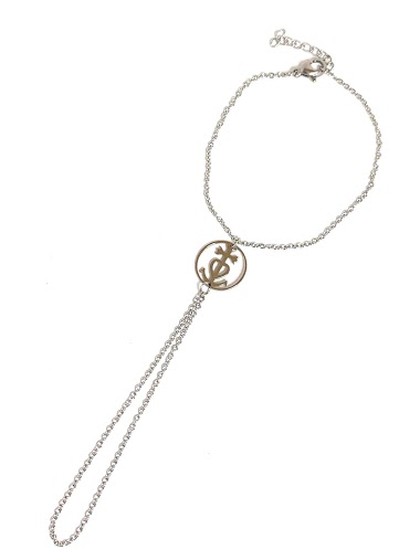 Wholesaler Z. Emilie - Camargue cross  steel ring bracelet
