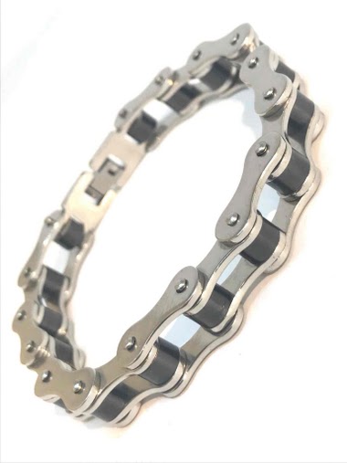 Großhändler Z. Emilie - Biker chain bracelet steel 10mm