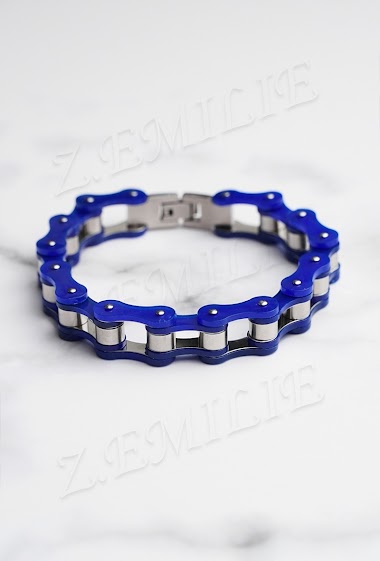 Großhändler Z. Emilie - Biker chain bracelet steel 12mm