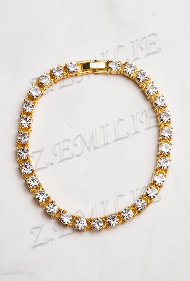Wholesaler Z. Emilie - Rhinestone cubain bracelet