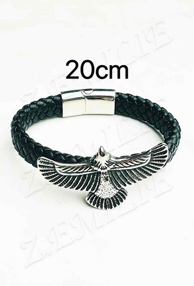 Wholesaler Z. Emilie - Eagle leather bracelet