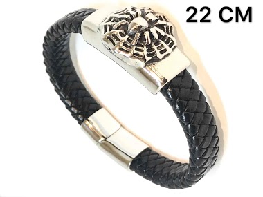 Wholesaler Z. Emilie - Spider leather bracelet