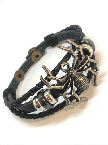 Mayorista Z. Emilie - Spider leather bracelet
