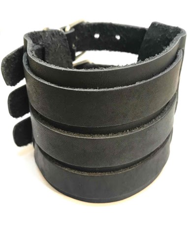 Wholesaler Z. Emilie - Strength leather bracelet