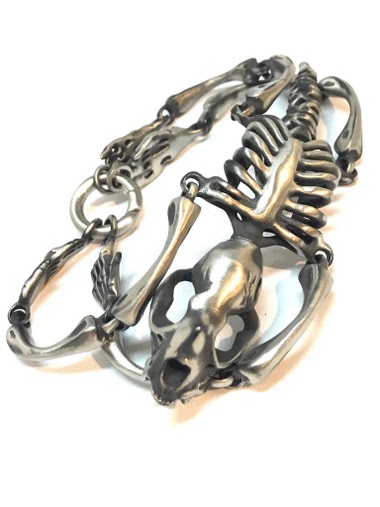Grossiste Z. Emilie - Bracelet acier squelette