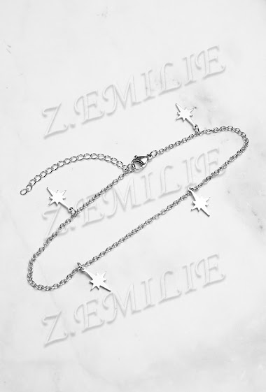 Wholesaler Z. Emilie - North star steel anklet