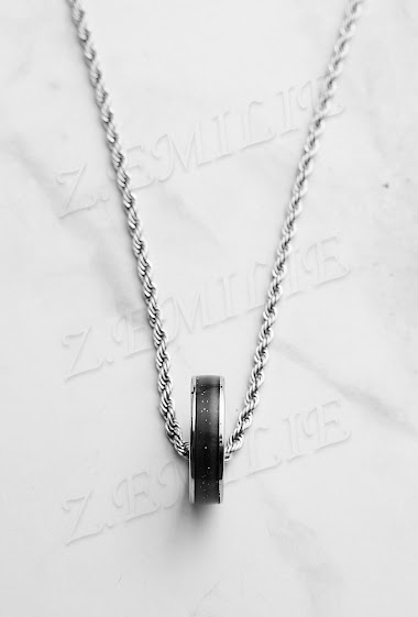 Wholesaler Z. Emilie - Steel necklace ring change color