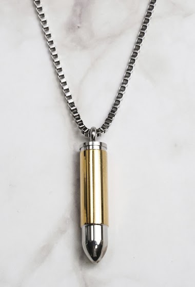 Großhändler Z. Emilie - Halskette aus Bullet-Stahl