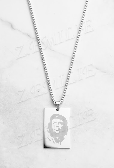 Mayorista Z. Emilie - Che Guevara steel necklace