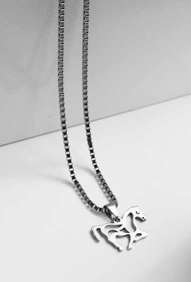 Wholesaler Z. Emilie - Horse steel necklace