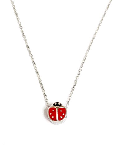 Mayorista Z. Emilie - Ladybug steel necklace