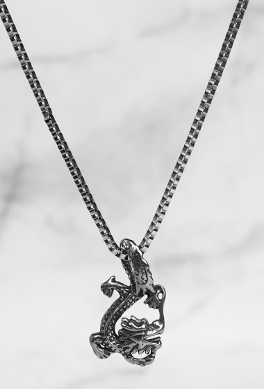 Wholesaler Z. Emilie - Dragon steel necklace