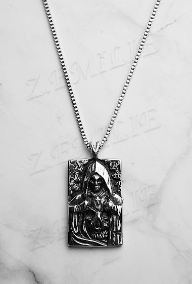Wholesaler Z. Emilie - Mower steel necklace