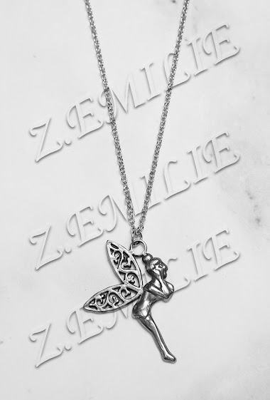 Wholesaler Z. Emilie - Tinkerbell steel necklace
