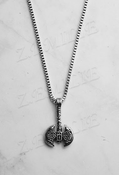 Großhändler Z. Emilie - Chopped steel necklace