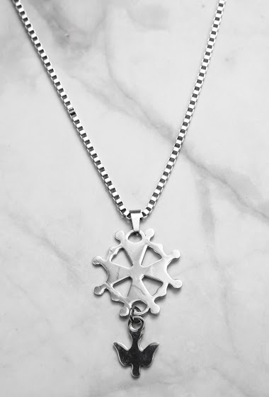 Großhändler Z. Emilie - Huguenote steel necklace