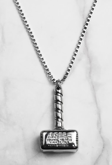 Großhändler Z. Emilie - Viking Thor hammer steel necklace