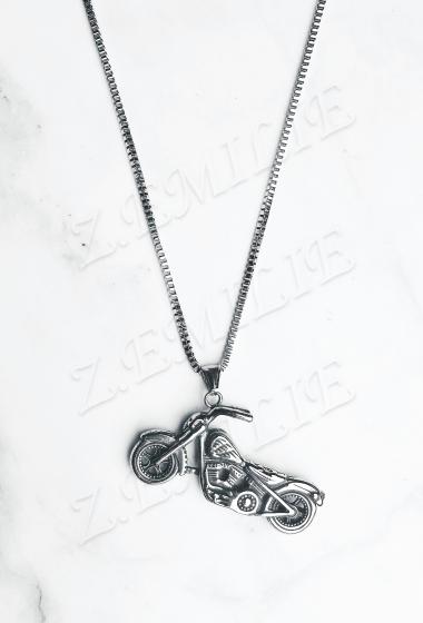 Wholesaler Z. Emilie - Motorcycle steel necklace