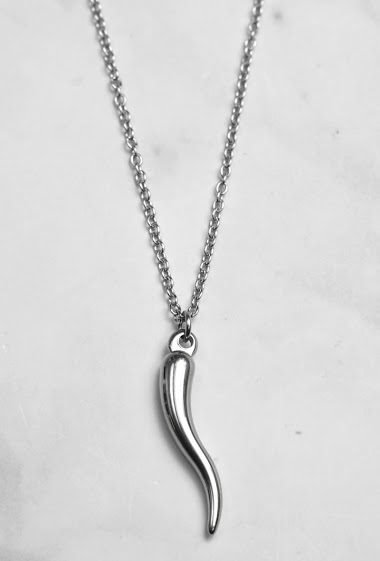 Wholesaler Z. Emilie - Chilli steel necklace