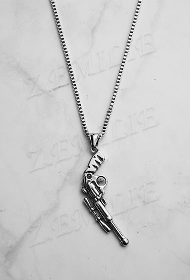 Wholesaler Z. Emilie - Gun steel necklace