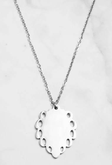 Großhändler Z. Emilie - Plate steel to engrave necklace