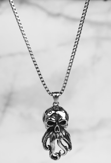 Großhändler Z. Emilie - Octopus steel necklace