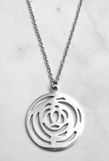 Wholesaler Z. Emilie - Rose steel necklace
