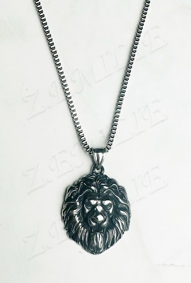 Großhändler Z. Emilie - Lion steel necklace