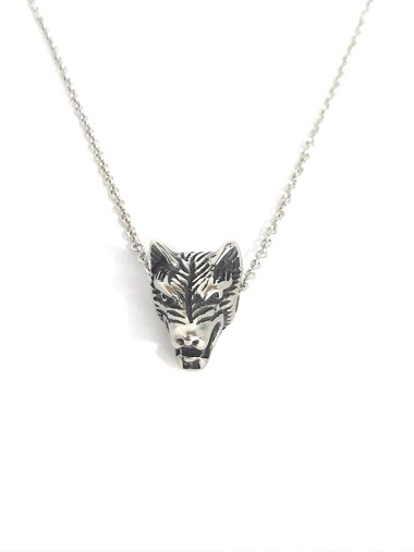 Wholesaler Z. Emilie - Wolf steel necklace
