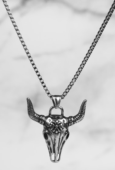 Großhändler Z. Emilie - Taurus steel necklace