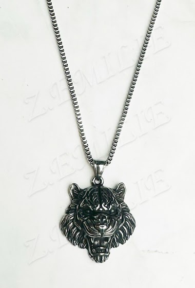 Wholesaler Z. Emilie - Tiger steel necklace