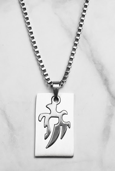 Großhändler Z. Emilie - Tribal steel necklace