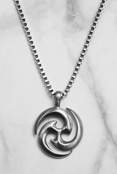 Großhändler Z. Emilie - Tribal steel necklace