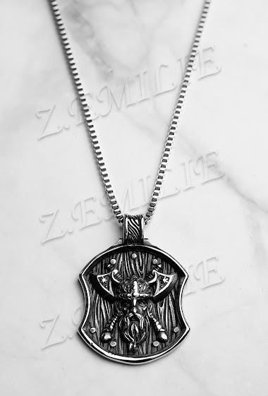Mayorista Z. Emilie - Viking steel necklace