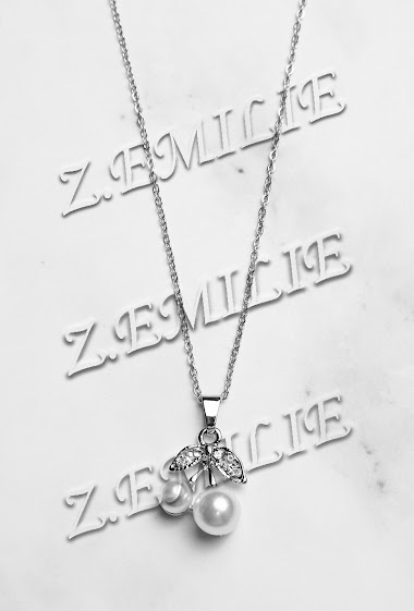 Wholesaler Z. Emilie - Pearl cherry necklace