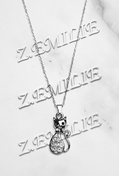 Wholesaler Z. Emilie - Cat necklace