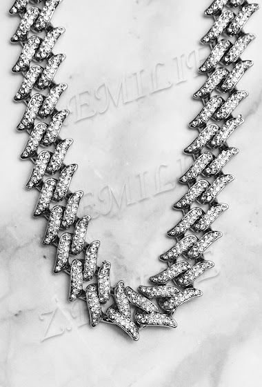 Großhändler Z. Emilie - Cuban rhinestone necklace