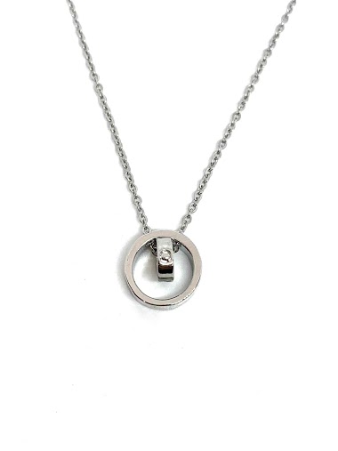 Wholesaler Z. Emilie - Double ring necklace