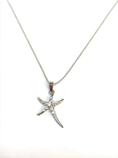 Wholesaler Z. Emilie - Starfish strass necklace