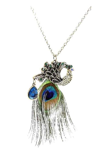 Wholesaler Z. Emilie - Peacock necklace